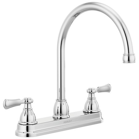 PEERLESS Elmhurst Two-Handle Kitchen Faucet With Twist Aerator P2965LF
